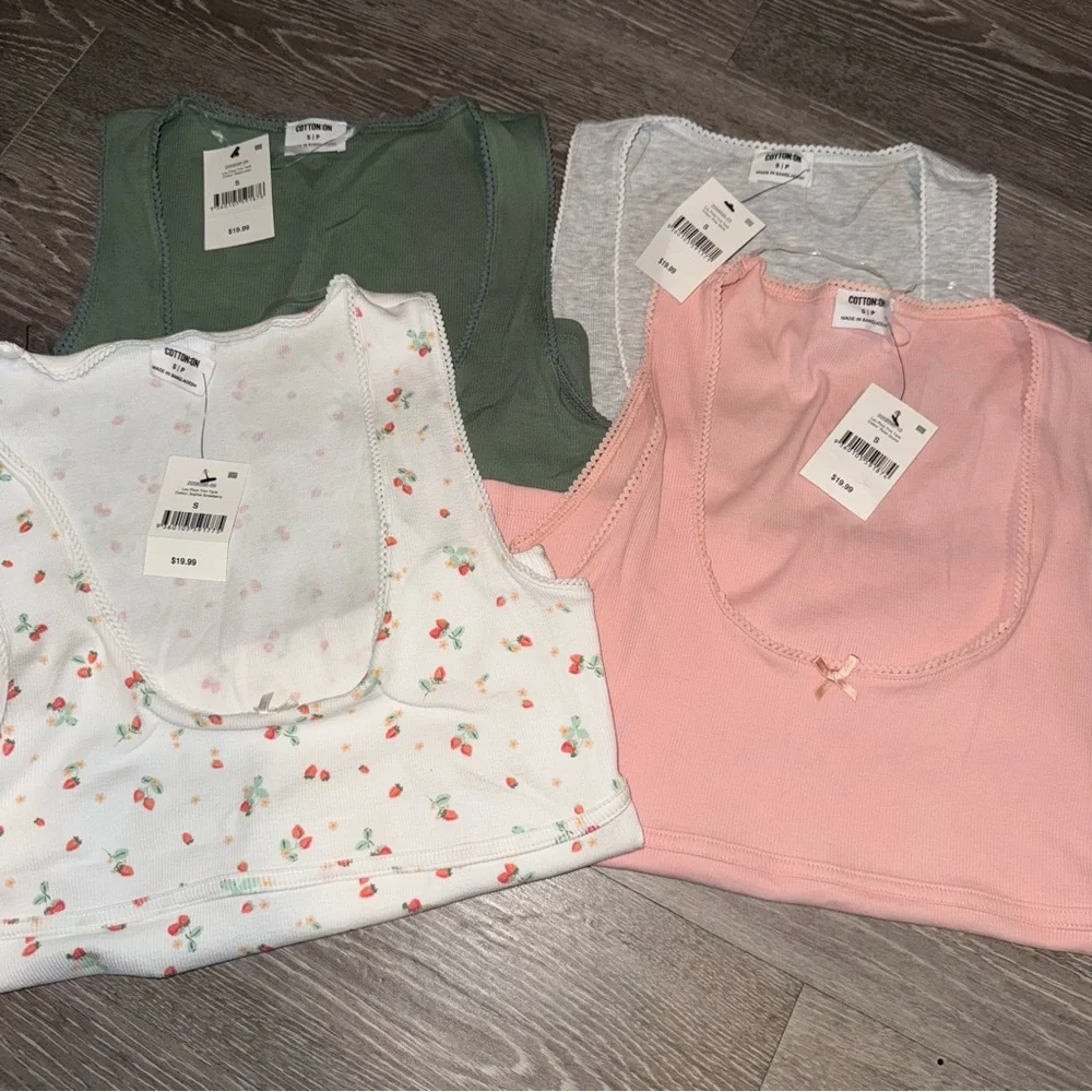 4 Piece Cotton On Tops - All Size Small - Picture 1 of 5